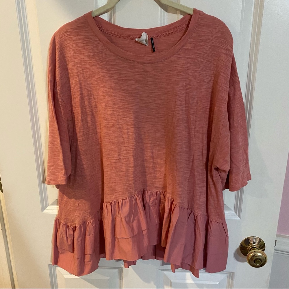 Anthropologie Pink Blouse